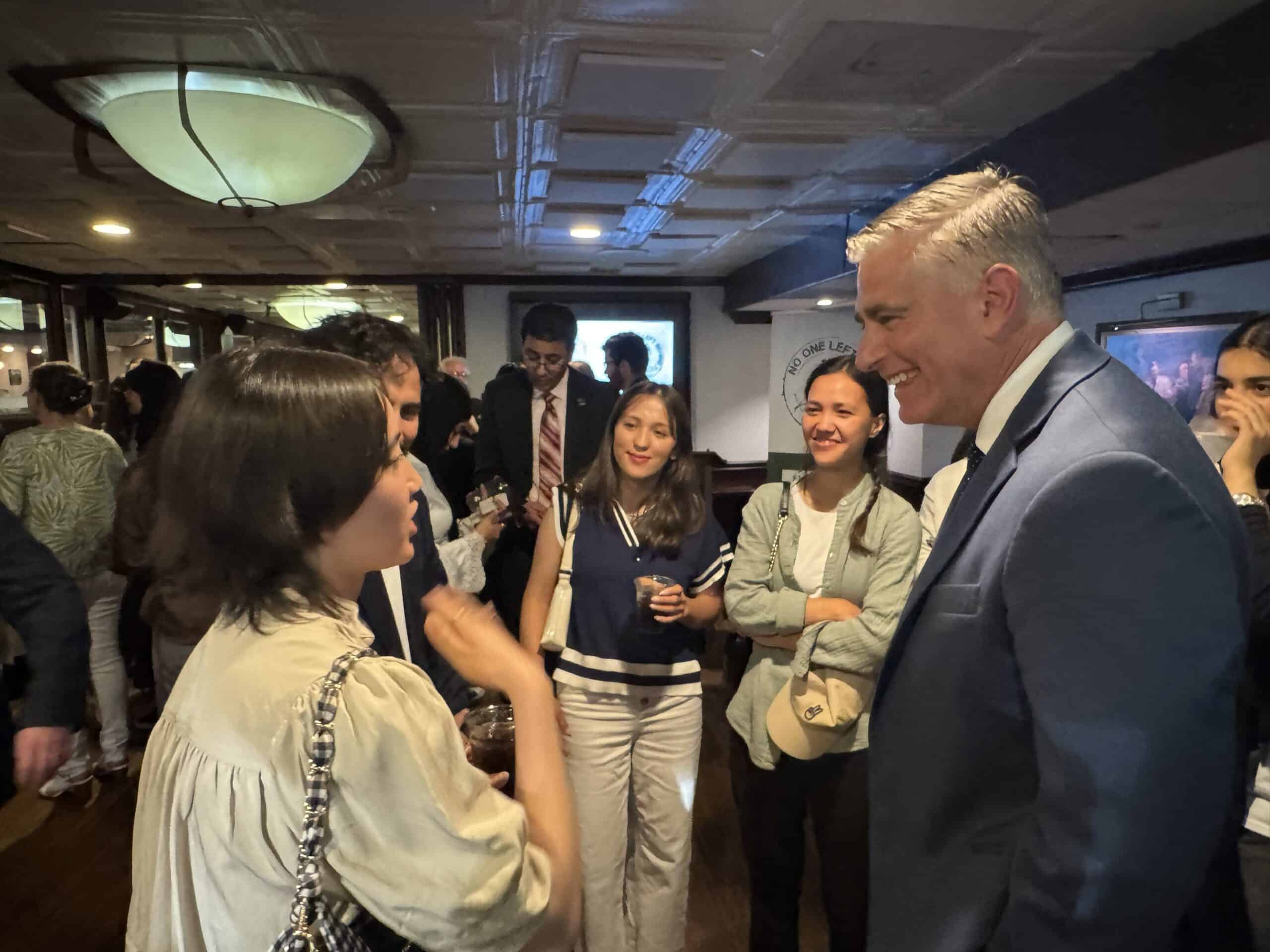 ASRF students with Representative Michael Baumgartner of Washington