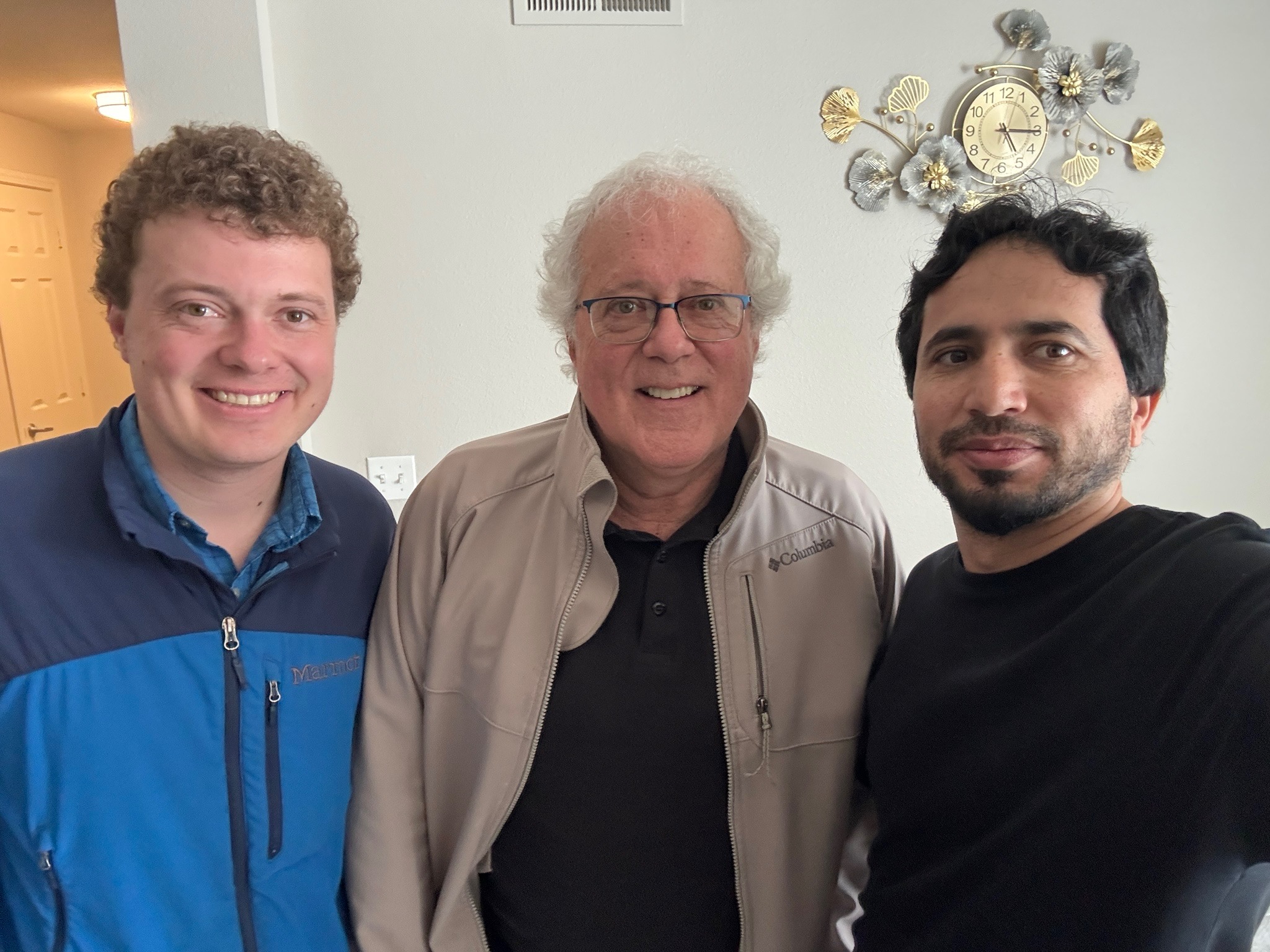 Steve Gates with Aydin Gates and Jawad