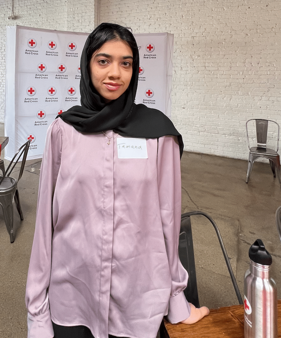 Tamana, an ASRF student, photographed outdoors